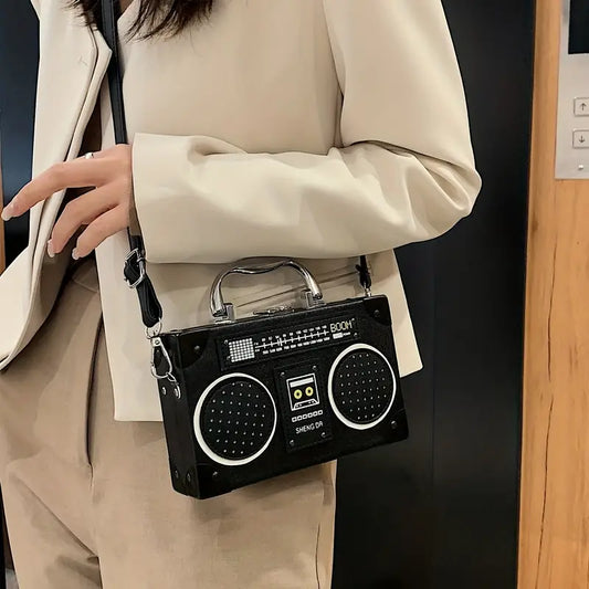 Radio Design Square Shoulder Bag