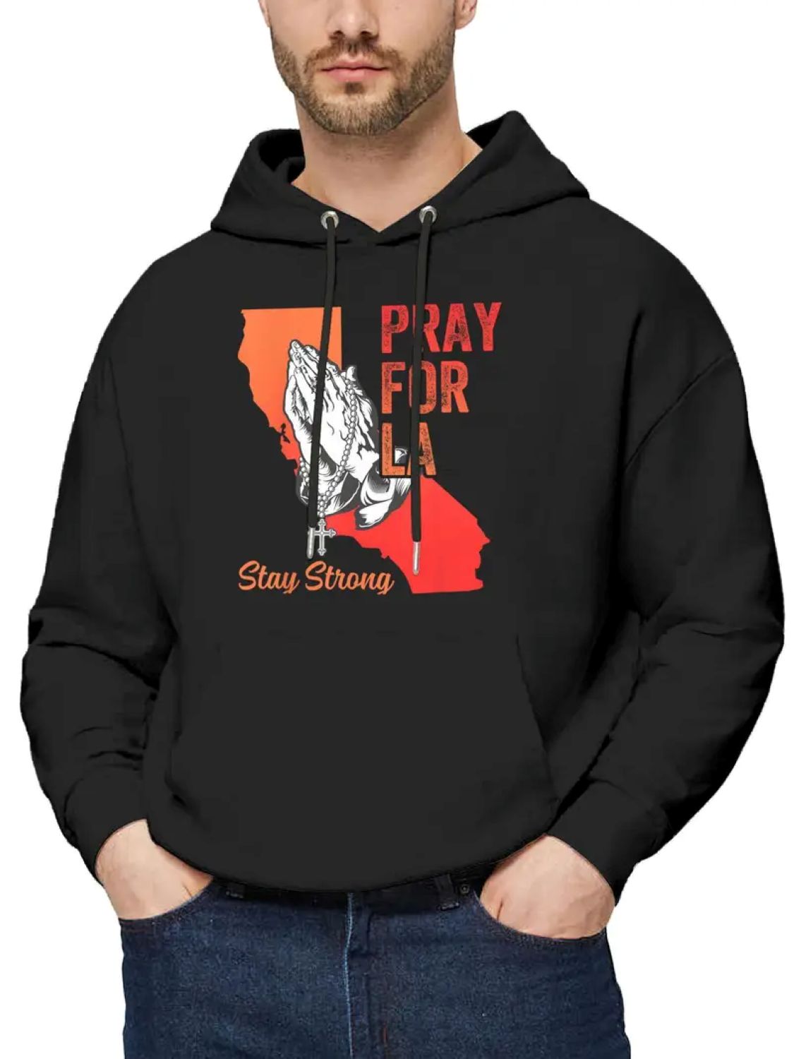 Pray For Los Angeles Hoodie