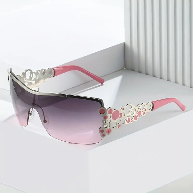 Stylish Polka Dot Circle Sunglasses